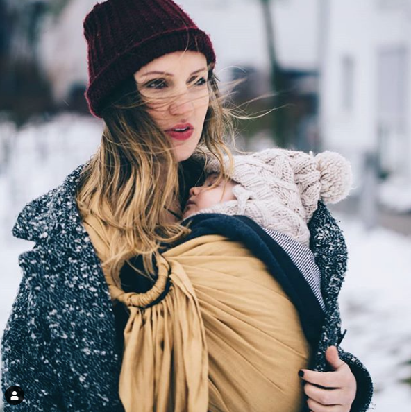 Cold Weather tips for using your baby carrier, sling or wrap