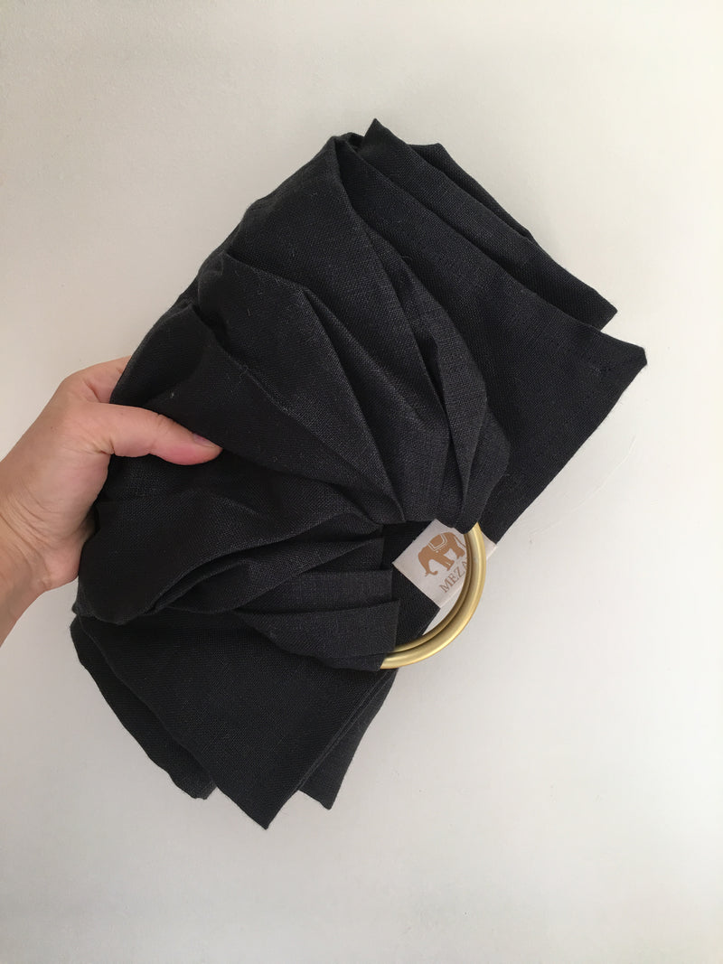 JET BLACK (Linen), - Mezaya Baby