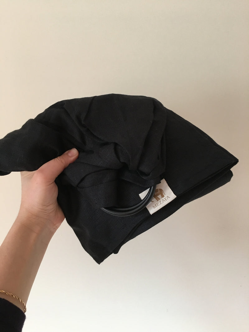 JET BLACK (Linen), - Mezaya Baby