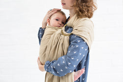 DOUBLE LAYERED SLINGS (Linen), - Mezaya Baby